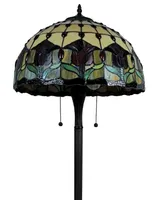 Amora Lighting Tiffany Style Tulips Floor Lamp