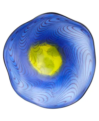 Cyan Design Art Glass Bowl - Blue