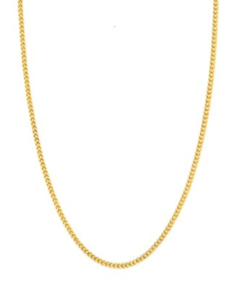 Franco Chain Link Necklace Collection 1 7 8mm In 14k Gold