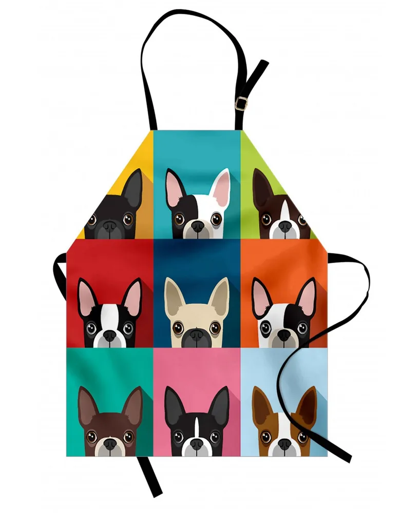 Ambesonne Boston Terrier Apron