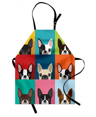 Ambesonne Boston Terrier Apron