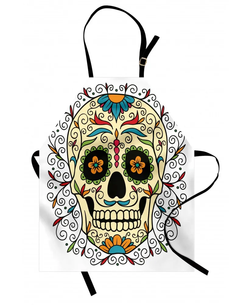 Ambesonne Sugar Skull Apron