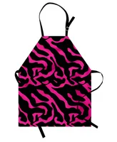 Ambesonne Pink Zebra Apron