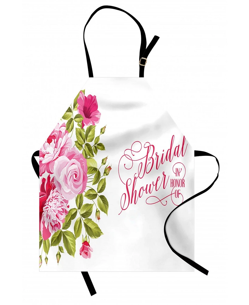 Ambesonne Bridal Shower Apron