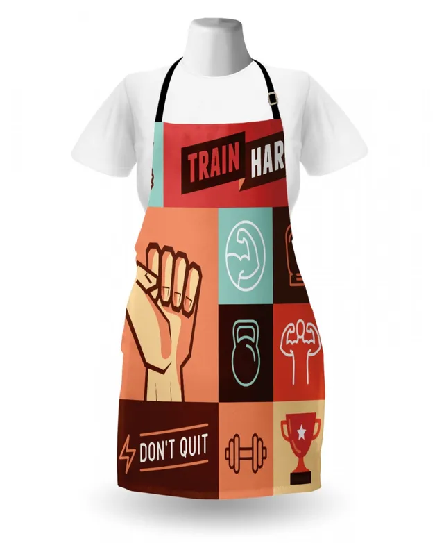 Ambesonne Fitness Apron