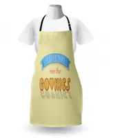 Ambesonne I Love You More Apron