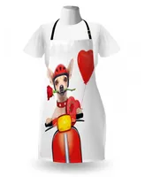 Ambesonne Dog Driver Apron