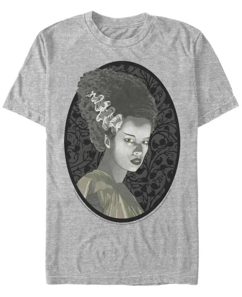 Universal Monsters Men's Bride of Frankenstein Portrait Short Sleeve T-Shirt