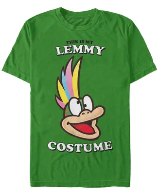 Nintendo Men's Super Mario Lemmy Halloween Costume Short Sleeve T-Shirt