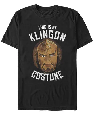 Star Trek Men's Klingon Halloween Costume Short Sleeve T-Shirt