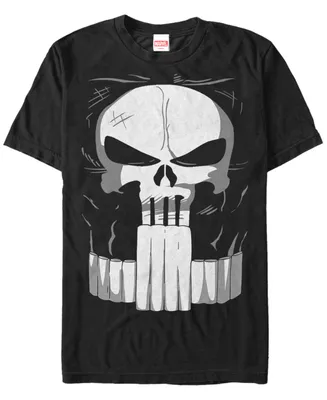 Marvel Men's Punisher Chest Logo Costume Short Sleeve T-Shirt