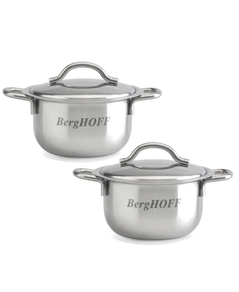 BergHoff Manhattan 10-Pc. 18/10 Stainless Steel Cookware Set