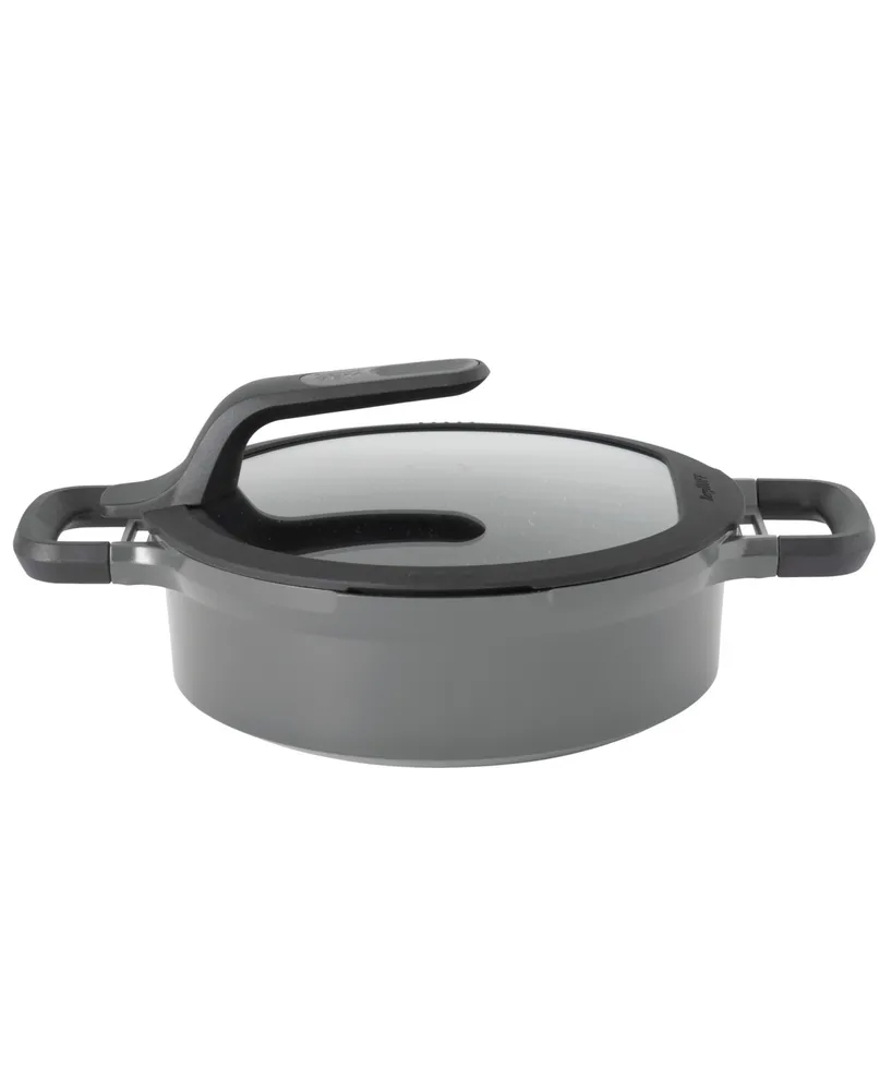 BergHOFF Gem 10" Nonstick Two-Handled Covered Saute Pan 3.5Qt., Grey