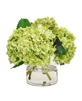 Permanent Botanicals Hydrangea in Cylinder Vase