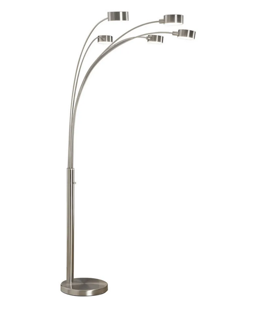 Artiva Usa 'Micah' Modern Arched Five Light 88" Floor Lamp