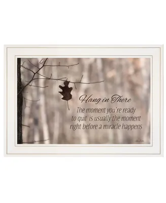 Trendy Decor 4U Hang in There by Lori Deiter, Ready to hang Framed Print, Frame
