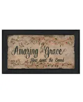 Trendy Decor 4u Amazing Grace By Gail Eads Printed Wall Art Ready To Hang Black Frame Collection