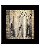 Trendy Decor 4U Dry by Misty Michelle, Ready to hang Framed Print, Black Frame, 15" x 15"
