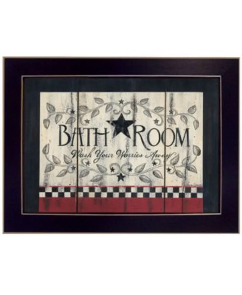 Trendy Decor 4u Bathroom By Linda Spivey Ready To Hang Framed Print Collection