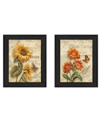 Trendy Decor 4u Flowers Collection By Ed Wargo Printed Wall Art Ready To Hang Black Frame Collection