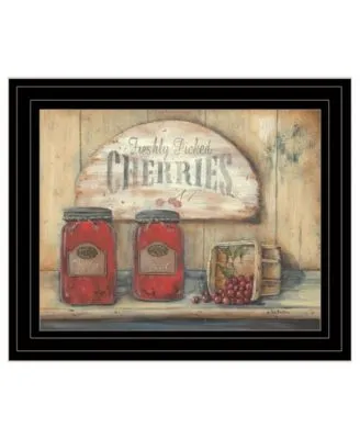 Trendy Decor 4u Cherry Jam By Pam Britton Ready To Hang Framed Print Black Frame Collection