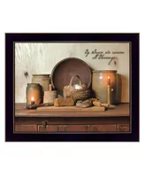 Trendy Decor 4U By Grace By SUSAn Boyer, Printed Wall Art, Ready to hang, Black Frame, 18" x 14"