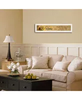 Trendy Decor 4U Home Ise by Robin-Lee Vieira, Ready to hang Framed Print, White Frame, 39" x 9"