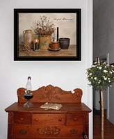 Trendy Decor 4U Simple Blessings by Billy Jacobs, Ready to hang Framed Print, Black Frame, 27" x 21"