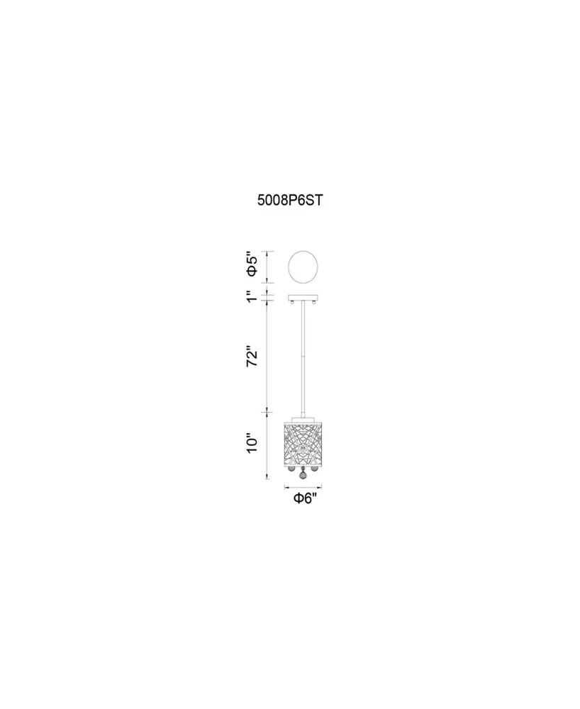 Cwi Lighting Eternity 1 Light Mini Pendant