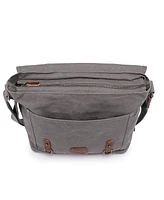 Tsd Brand Forest Canvas Messenger Bag