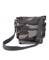Tsd Brand Camo Canvas Crossbody Bag