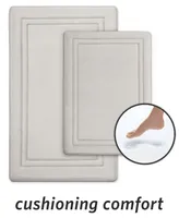 Microdry SpeedDry 2-Pc. Memory Foam Bath Mat Set