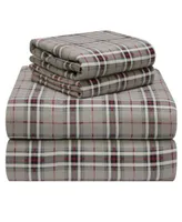 Pointehaven Plaid Flannel Sheet Sets