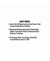 ActionHeat Women's Aa Battery Heated Snow Gloves