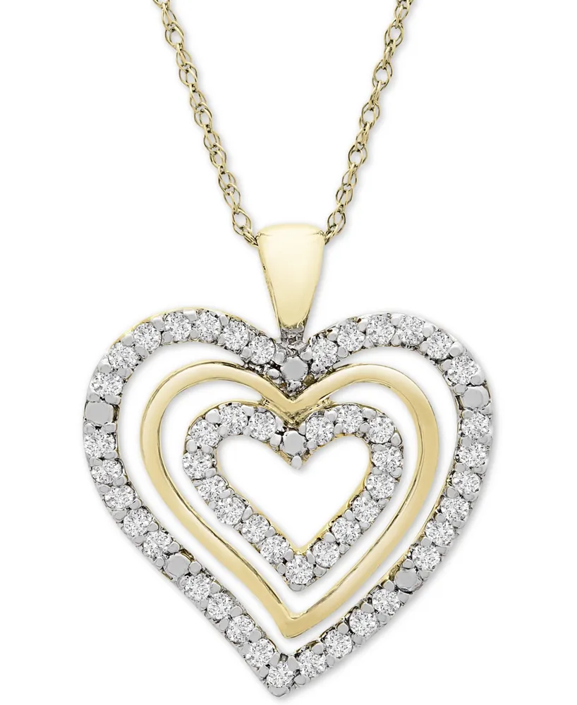 Buy MEENAZ Pendant For Women Girls Ladies girlfriend Wife Jewellery Multi  Heart Necklace 4 Magnetic Rose Gold fashion set love Diamond magnet Western  Pendants chain Valentine gifts Birthday propose -349 at Amazon.in