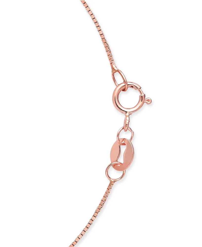 Cultured Pink Baroque Freshwater Pearl (12mm) & Diamond (1/20 ct. t.w.) Necklace in 14k Rose Gold