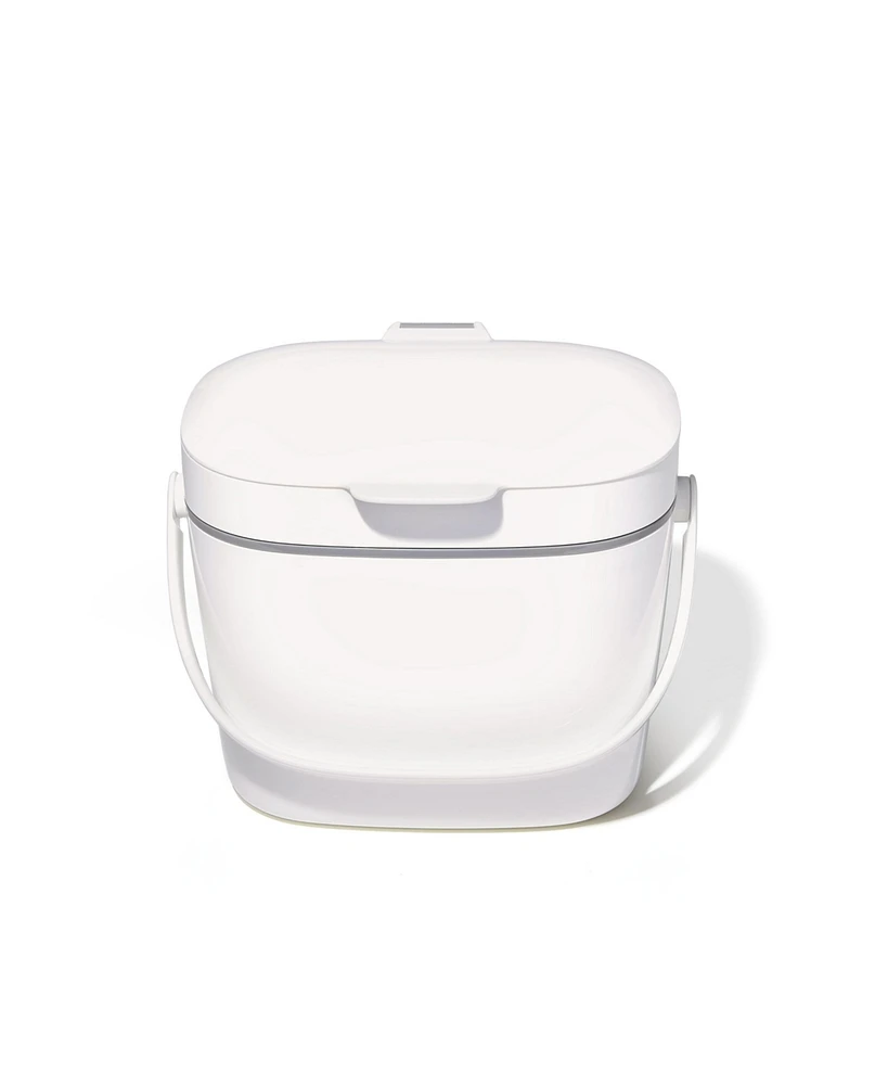 Oxo 1.75 Gallon Compost Bin, White
