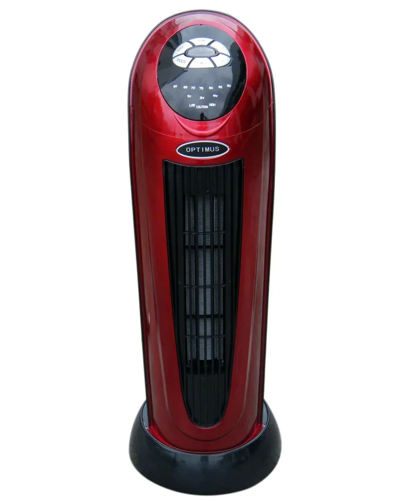 Optimus H-7328 Portable 22 Oscillating Tower Heater with Digital  Temperature Readout and Remote Control | Plaza Las Americas