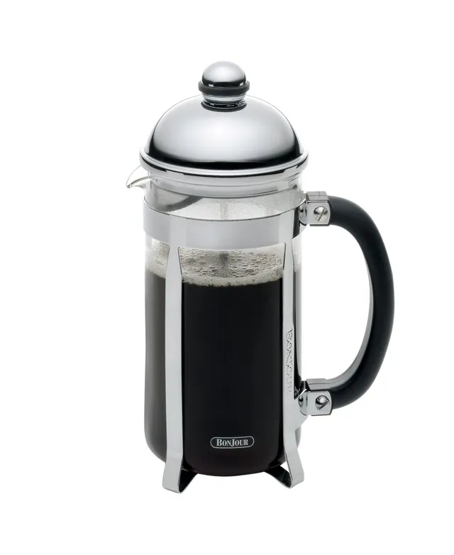 Bonjour Stainless Steel & Glass 33.8-Oz. French Press - Macy's