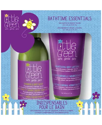 Little Green Kids Bath Time Essentials Set of 2, 14 oz.