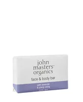 John Masters Organics Face & Body Bar With Lavender & Ylang Ylang, 4.5 oz.