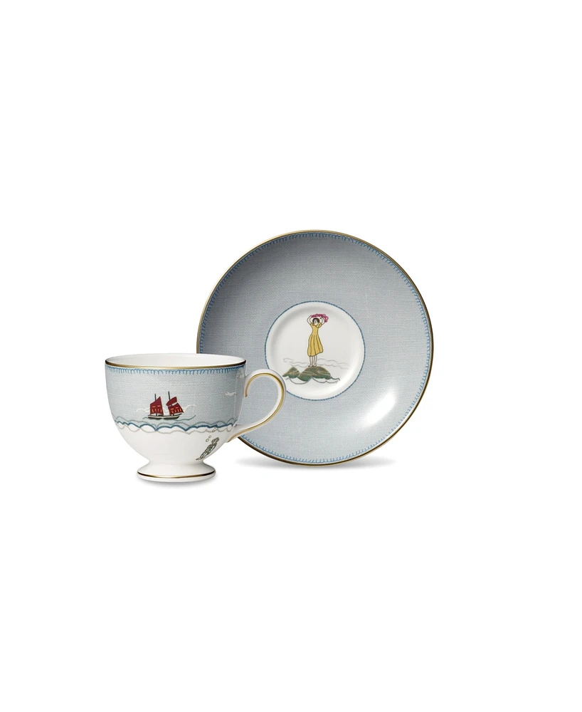 Wedgwood Sailors Farewell Teacup & Saucer Set