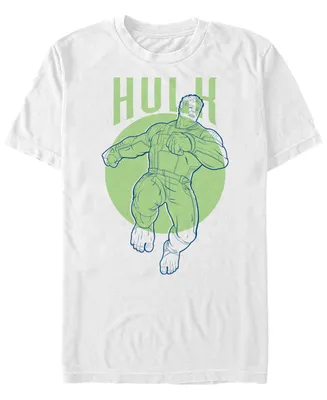Marvel Men's Avengers Endgame Polka Dot Hulk, Short Sleeve T-shirt