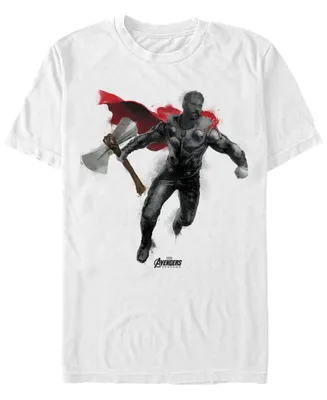 Marvel Men's Avengers Endgame Painted Thor, Short Sleeve T-shirt