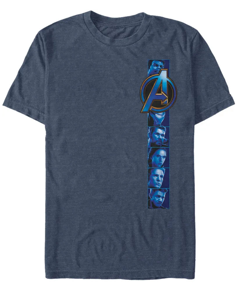 Marvel Men's Avengers Endgame Hero Photoreel, Short Sleeve T-shirt