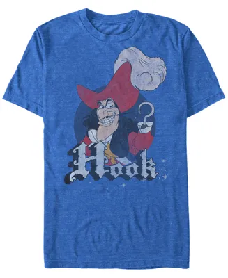 Disney Men's Peter Pan Captain Hook, Short Sleeve T-Shirt