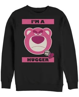 Disney Men's Toy Story Hugger Lotso Bear, Crewneck Fleece