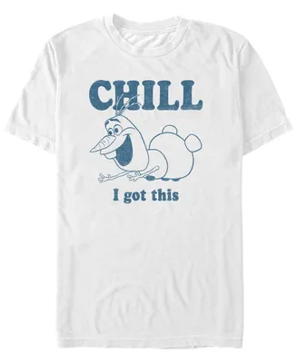 Disney Men's Frozen Olaf Chill I Got this, Short Sleeve T-Shirt