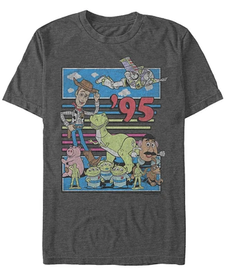 Disney Pixar Men's Toy Story 95 Retro Distressed, Short Sleeve T-Shirt