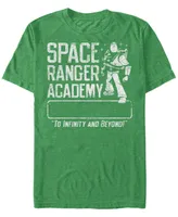 Disney Pixar Men's Buzz Lightyear Space Ranger Academy, Short Sleeve T-Shirt